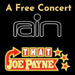 Rain & That Joe Payne | FREE ENTRY - support DEC Ukraine Tickets | 45Live Kidderminster  | Fri 22nd April 2022 Lineup