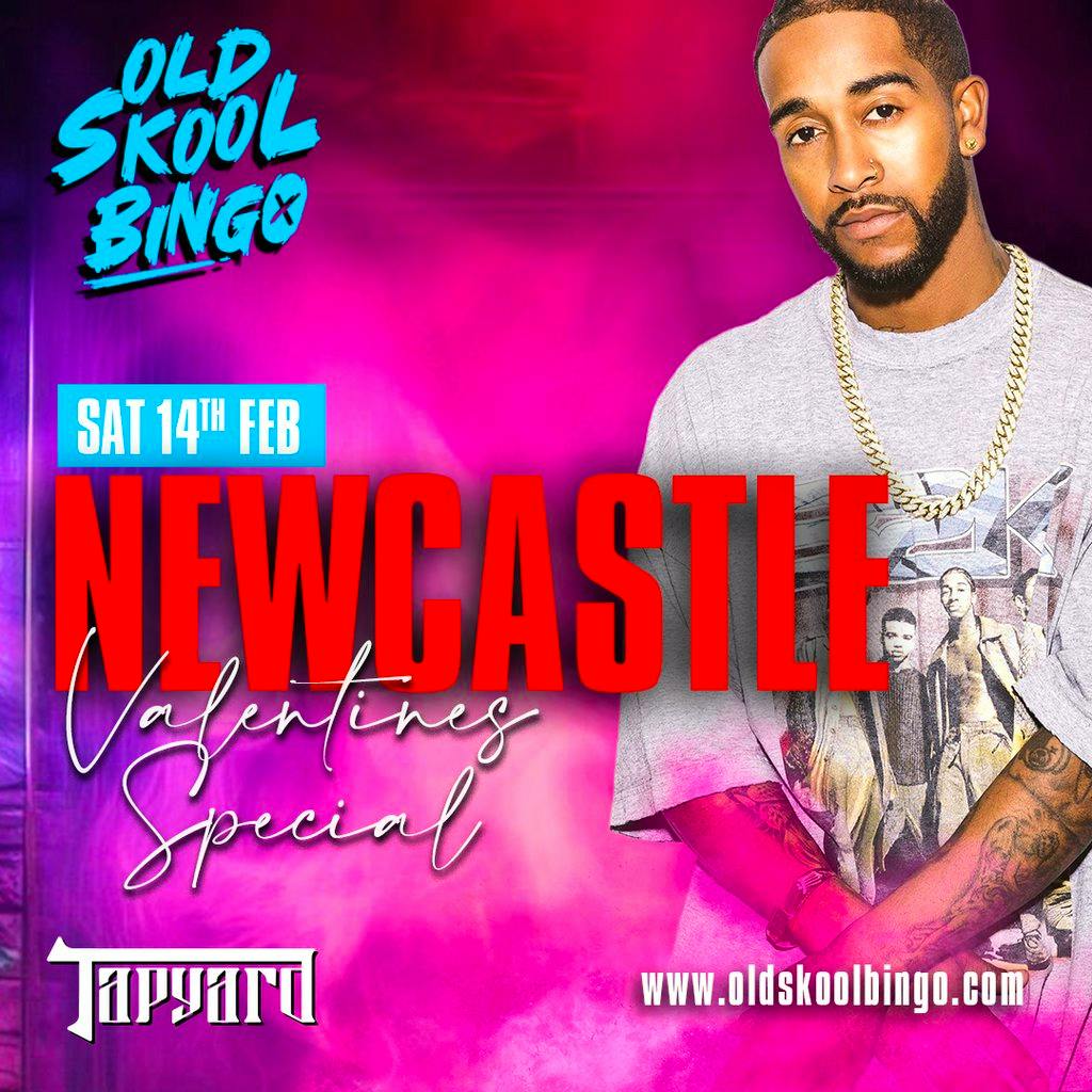 Old Skool Bingo Sat 14th Feb Newcastle at Tapyard