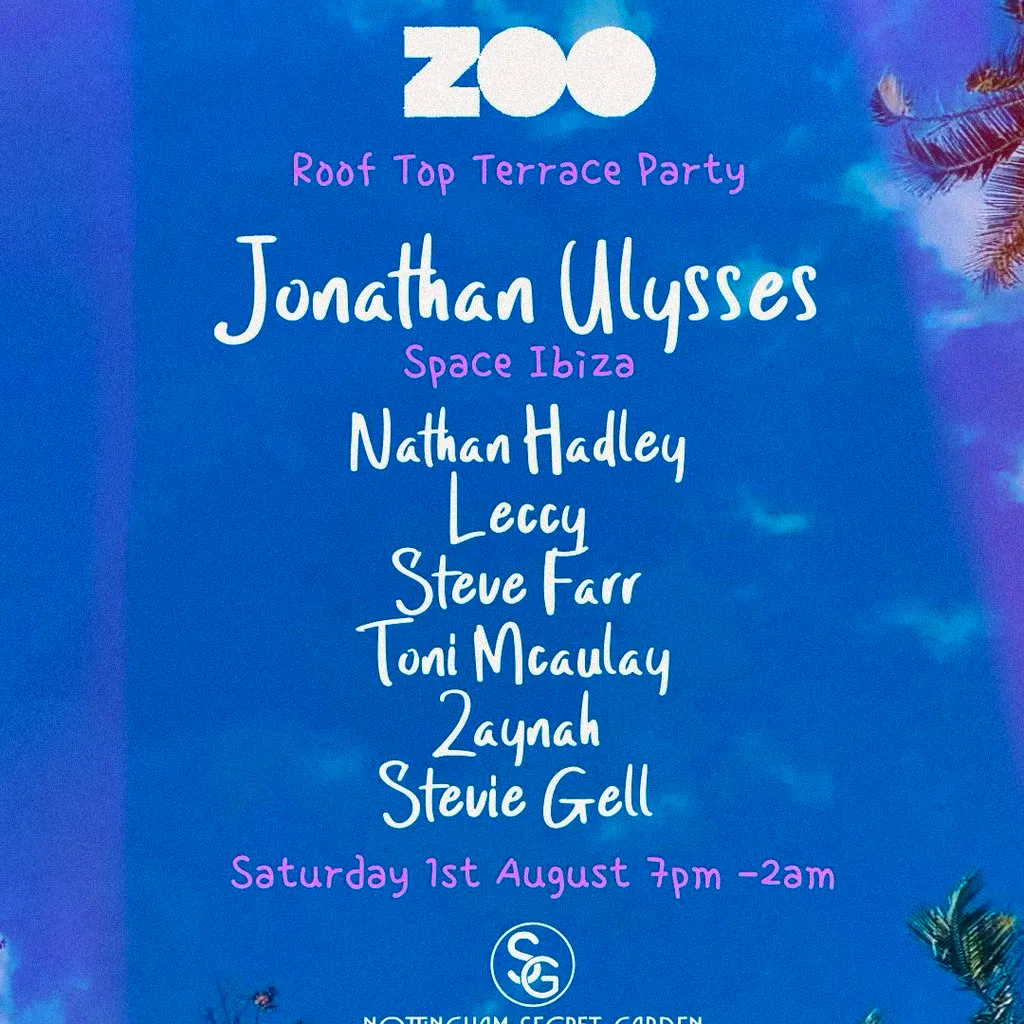 ZOO Secret Garden Party at Nottingham Secret Garden