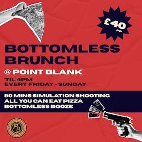 Bottomless Brunch @ Point Blank Shooting Leeds