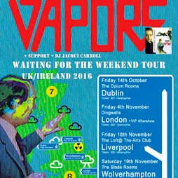 The Vapors Tickets | Suburbs  Holroyd Arms Guildford  | Fri 2nd September 2022 Lineup