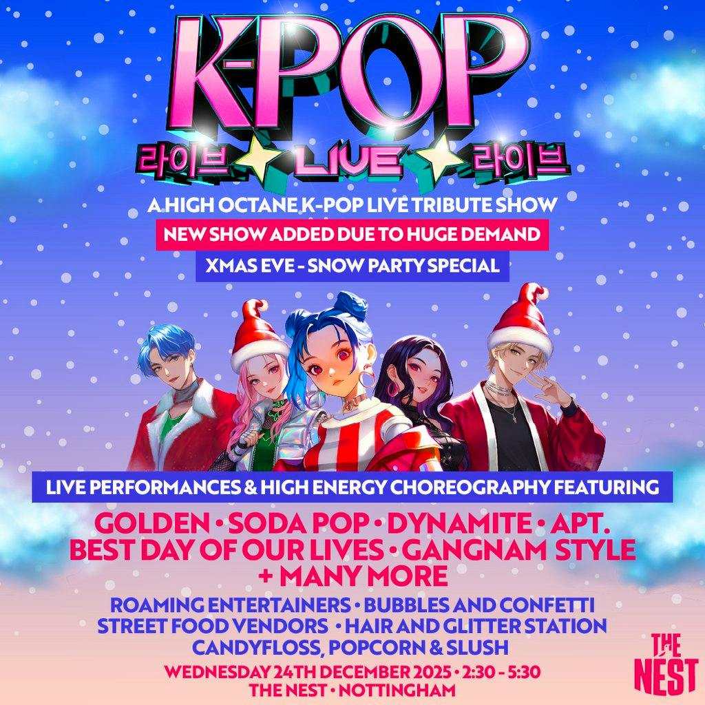 K-POP Live Xmas | The Nest, Nottingham at The Nest (@ Notts County FC)