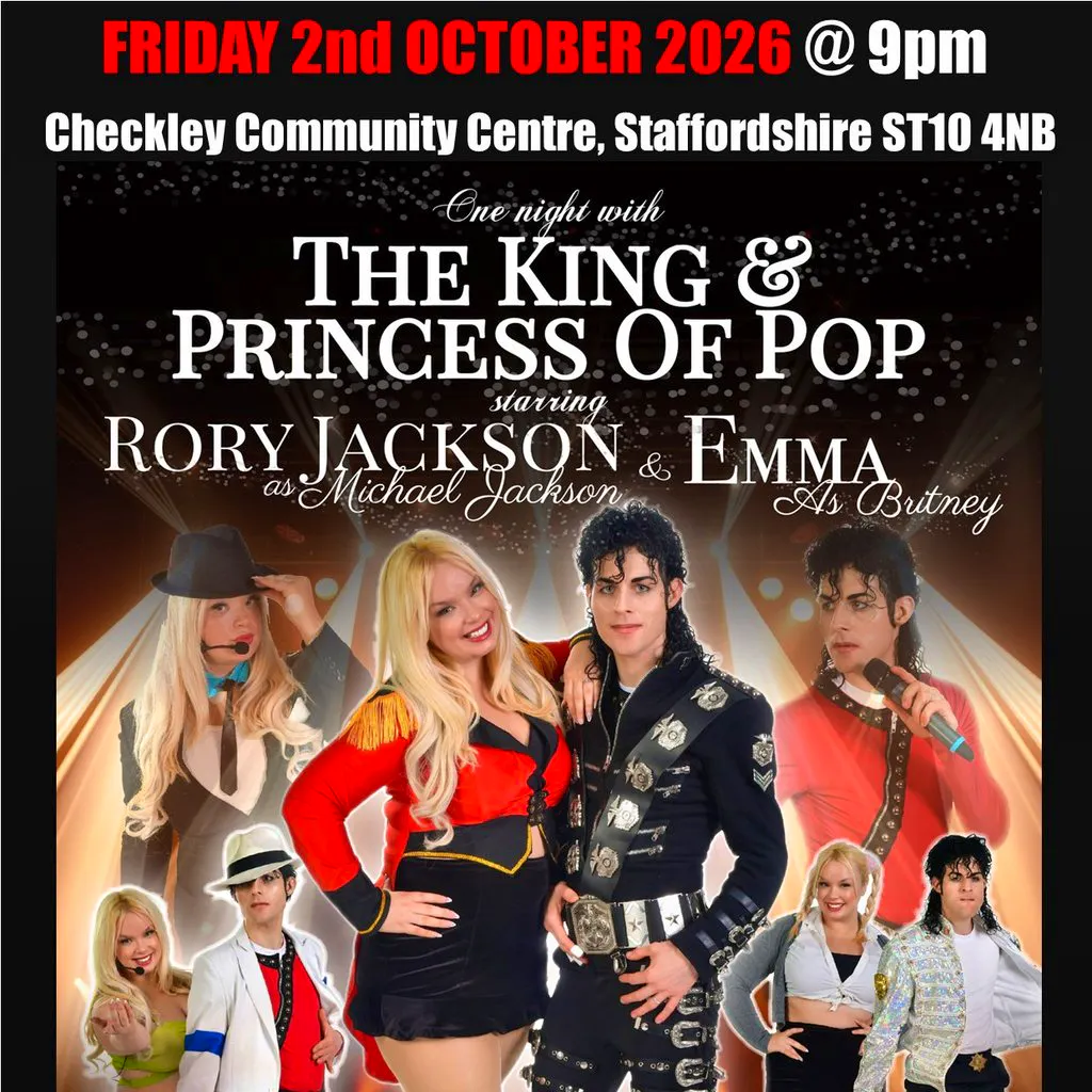 Michael Jackson & Britney Tribute Show at Checkley Community Centre