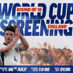 England v Mexico / last entry 11.45pm