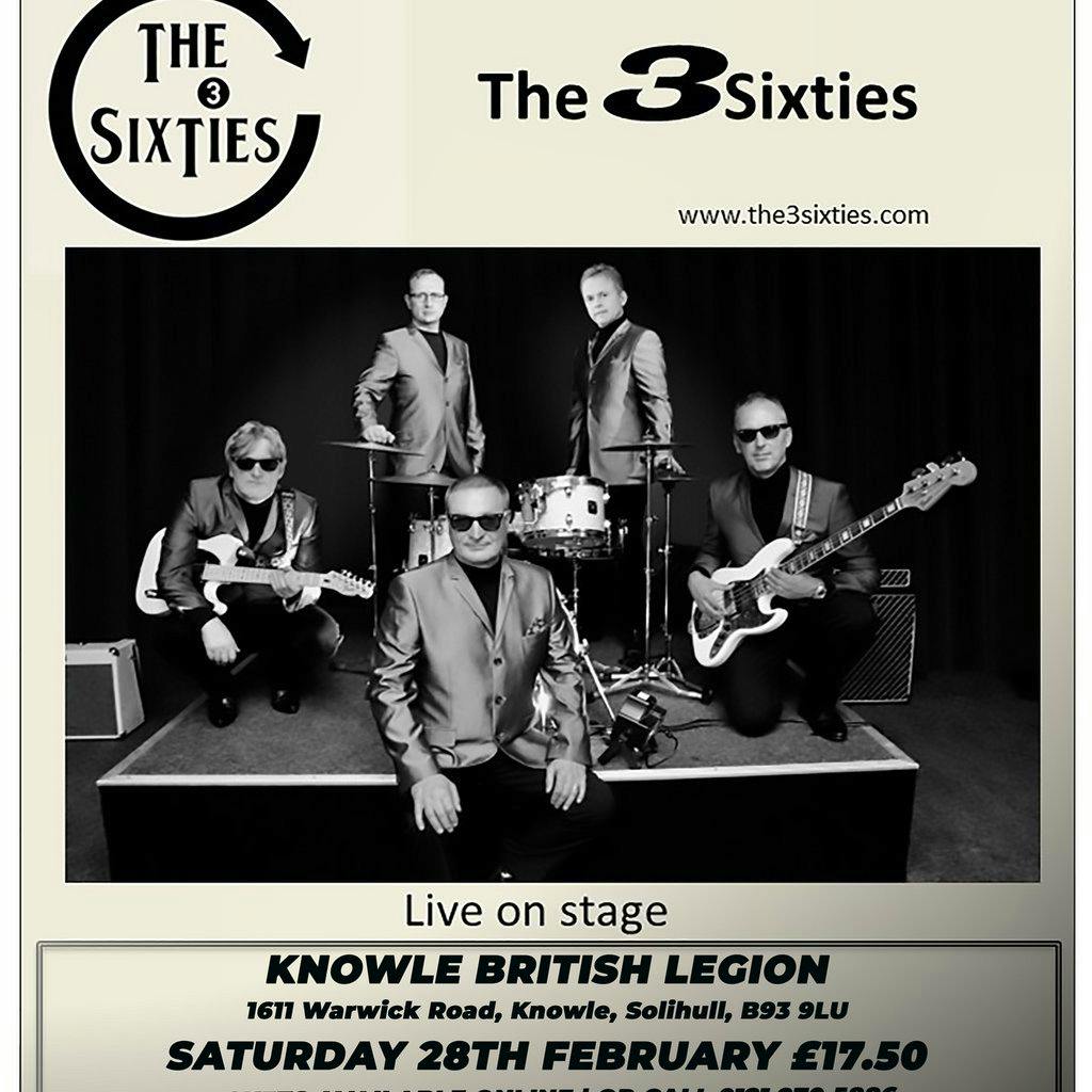 Sixties Night with The 3 Sixties Band - Knowle, Solihull at Knowle Royal British Legion