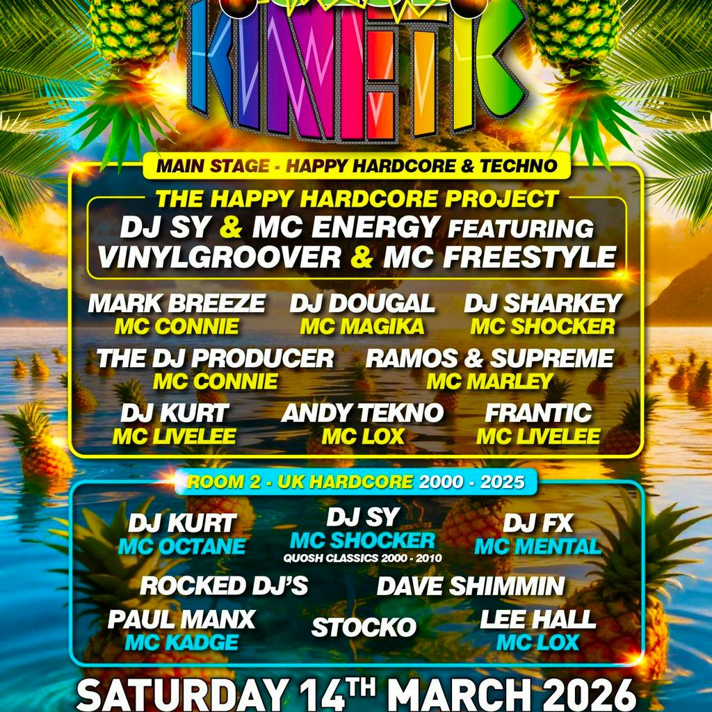 Kinetic- Legends of the Leisurebowl Saturday 14th March 2026 at Keele SU (Keele University Students' Union)