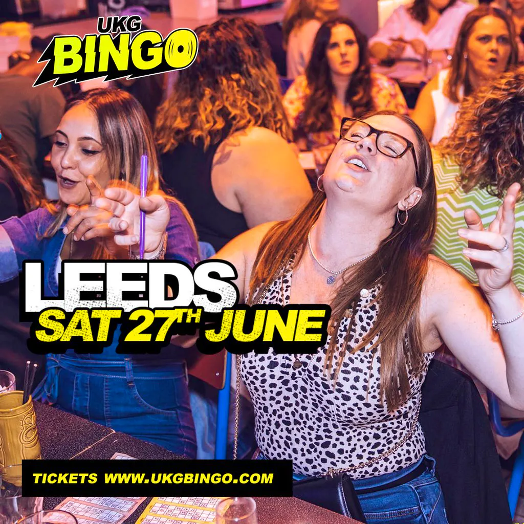 UKG BINGO Sat 27th June Leeds at The Warehouse