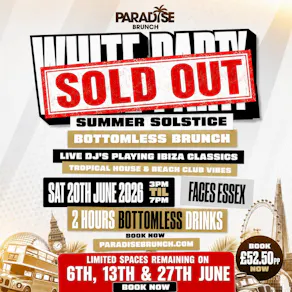 All White Summer Solstice Bottomless Brunch (SOLD OUT)