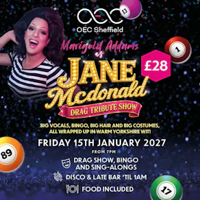 Marigold Addams as Jane McDonald Drag Tribute Show
