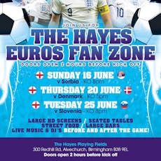 England V Serbia Hayes Fan Zone at The Hayes Sports Partnership