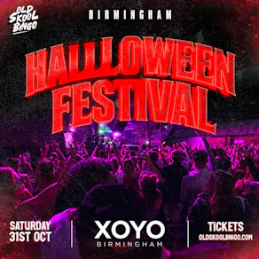 Old Skool Bingo Sat 31st Oct Halloween Festival Birmingham
