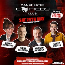 Manchester Comedy Club live with Steve Bugeja  + Guests at Area Manchester