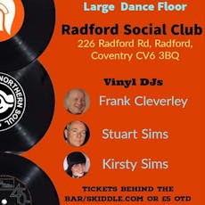 The Vinyl Scene at Radford Social Club