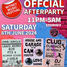 Witney Music Festival OFFICIAL Afterparty at Studio Se7en