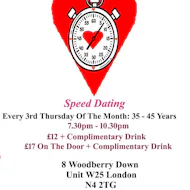 Speed Dating. 35 - 45 years. Thursdays at Creativity In Our Hands: Suzanne Asphall