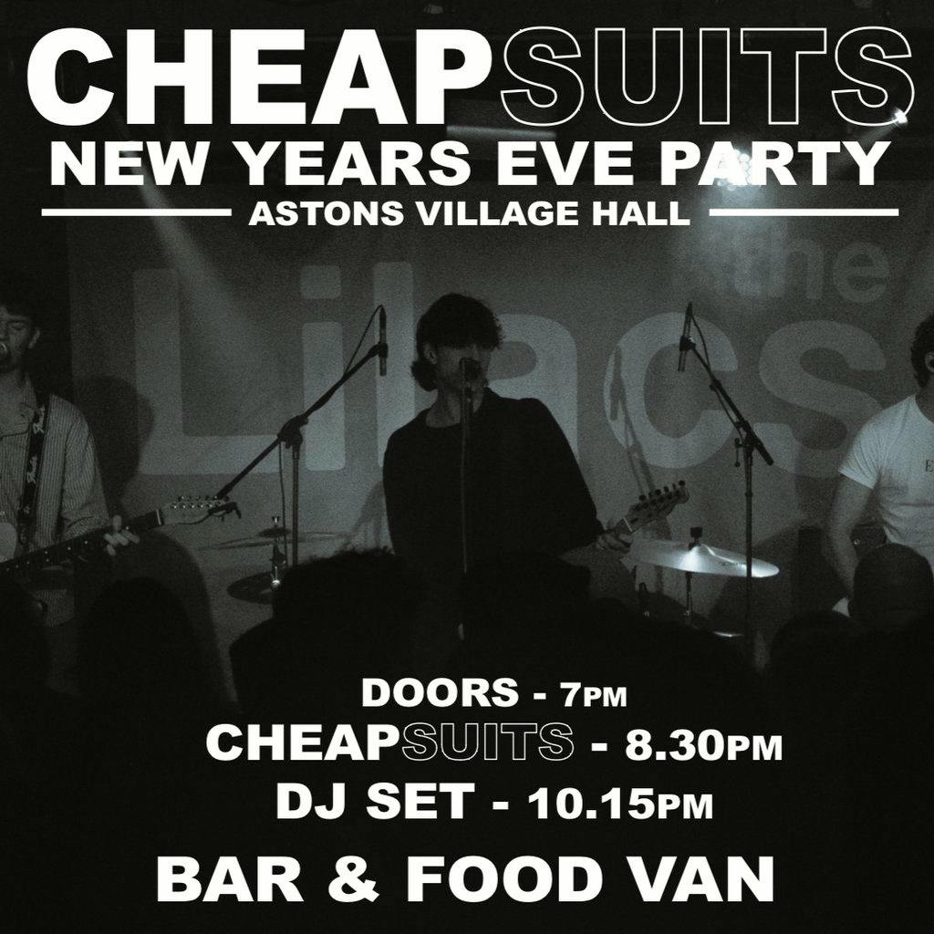 New Years Eve 2025 hosted by Cheap Suits at Aston Tirrold Village Hall