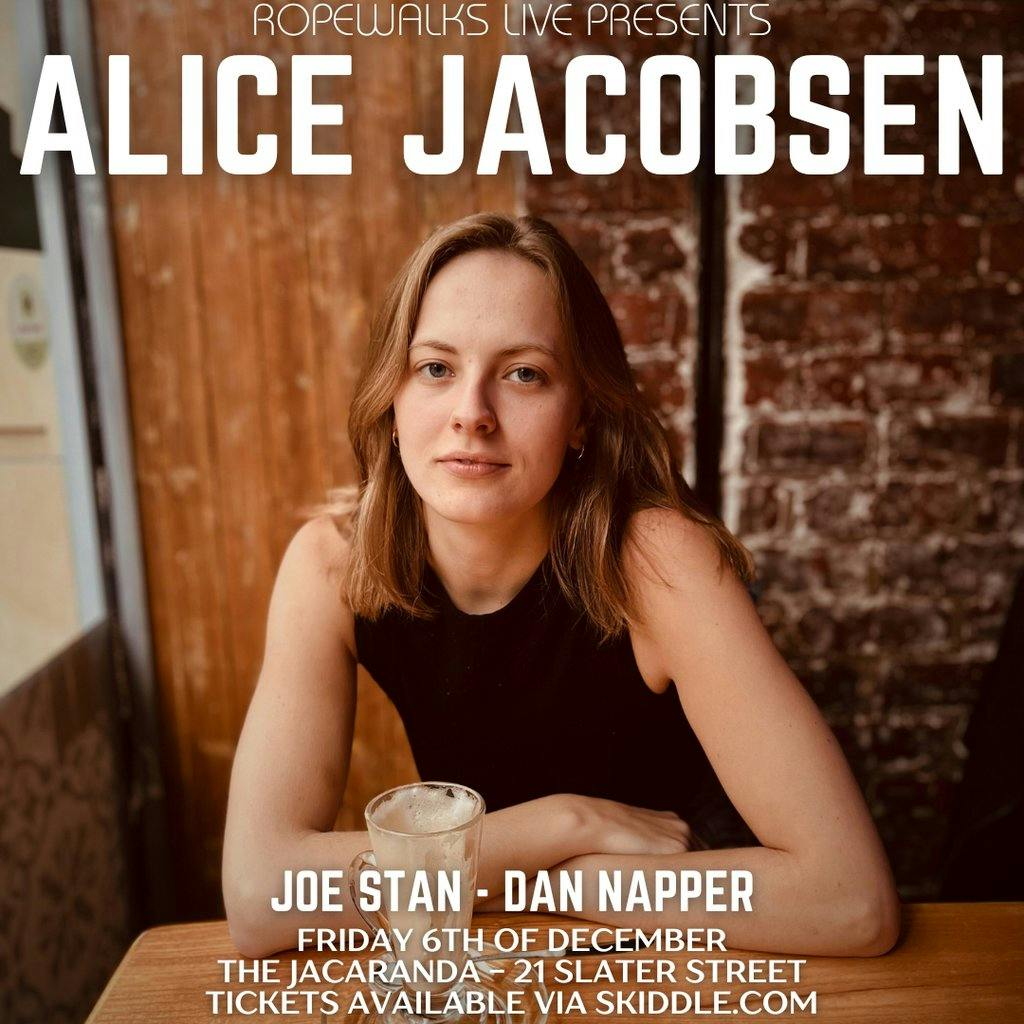 Tickets Alice Jacobsen, Joe Stan, Dan Napper The Jacaranda Club