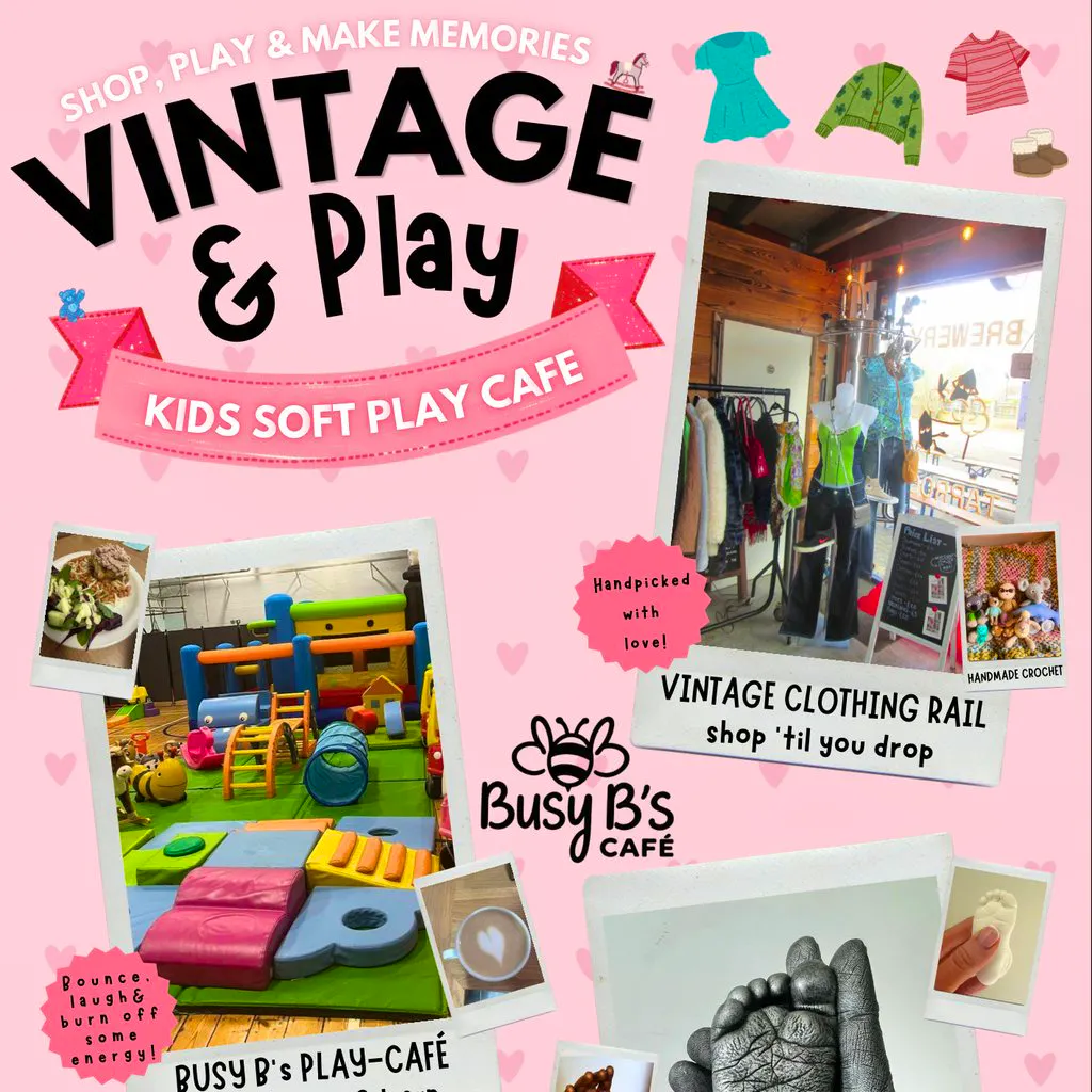 VINTAGE & PLAY - AT BUSY B's CAFÉ at Busy B's Play Café