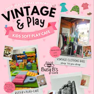 VINTAGE & PLAY - AT BUSY B's CAFÉ at Busy B's Play Café