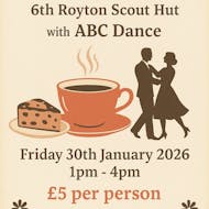 January Afternoon Tea Dance at 6th Royton Scout Hut