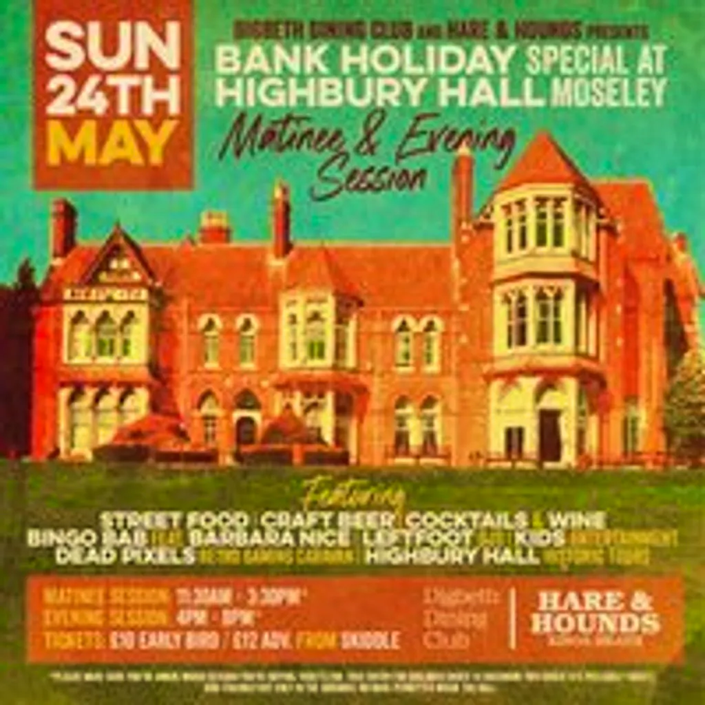 DDC & Hare & Hounds Present: Highbury Hall (Evening Session) at Highbury Hall