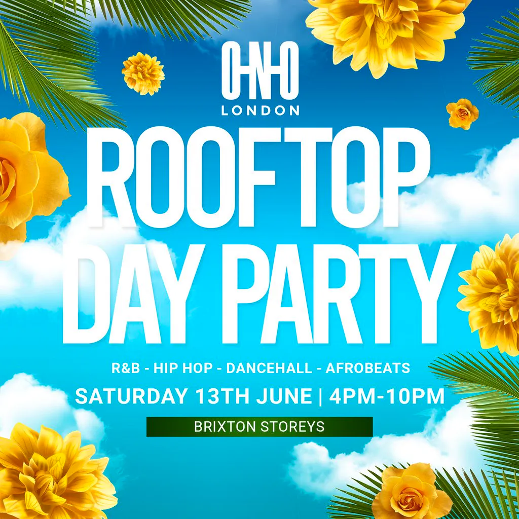 Rooftop Day Party - Summer Edition (£1 B4 5PM With A Ticket) at Brixton Storeys