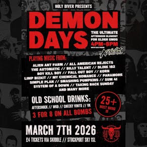 DEMON DAYS - Daytime Club Night