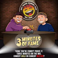 3 Minutes Of Fame at Hot Water Comedy Club At Blackstock Market