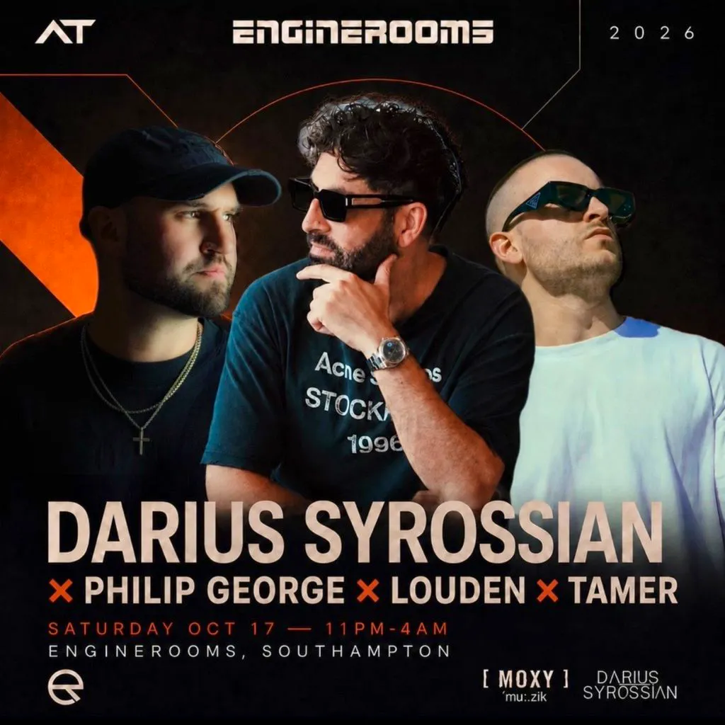 AT Events Presents: Darius Syrossian, Philip George & Louden at EngineRooms