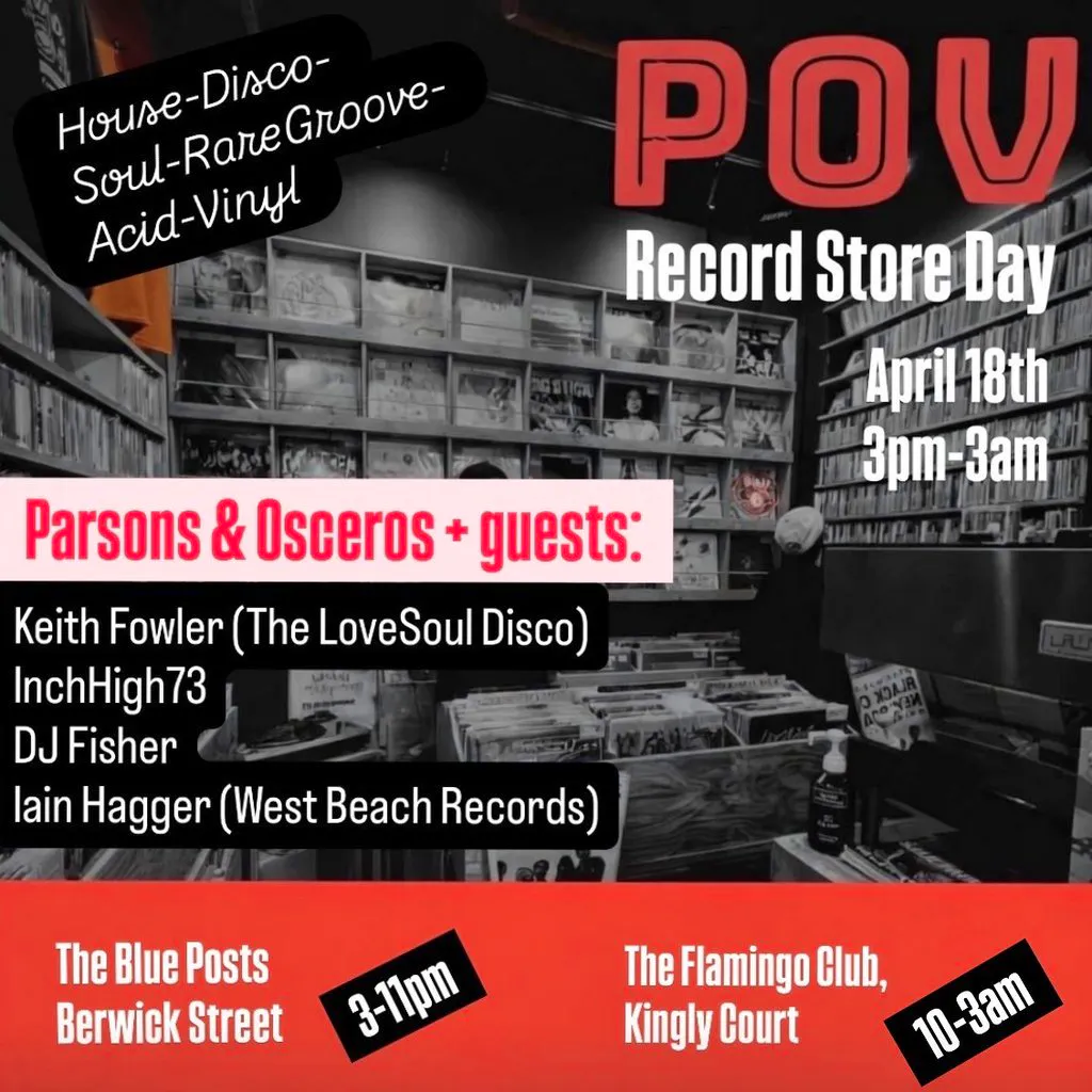 POV Record Store Day at The Blue Posts, Berwick St