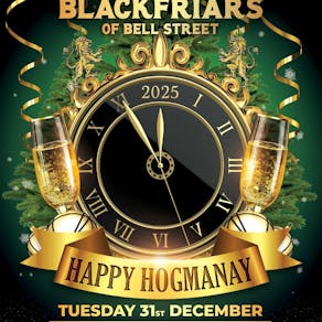 Hogmanay at Blackfriars!