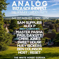 Analog & Ibiza Sound Fest 'SUMMER GARDEN PARTY' at The White Horse Gardens