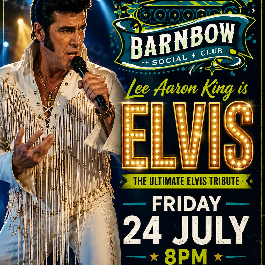 Ultimate Elvis with Lee Aaron King at Barnbow Social Club