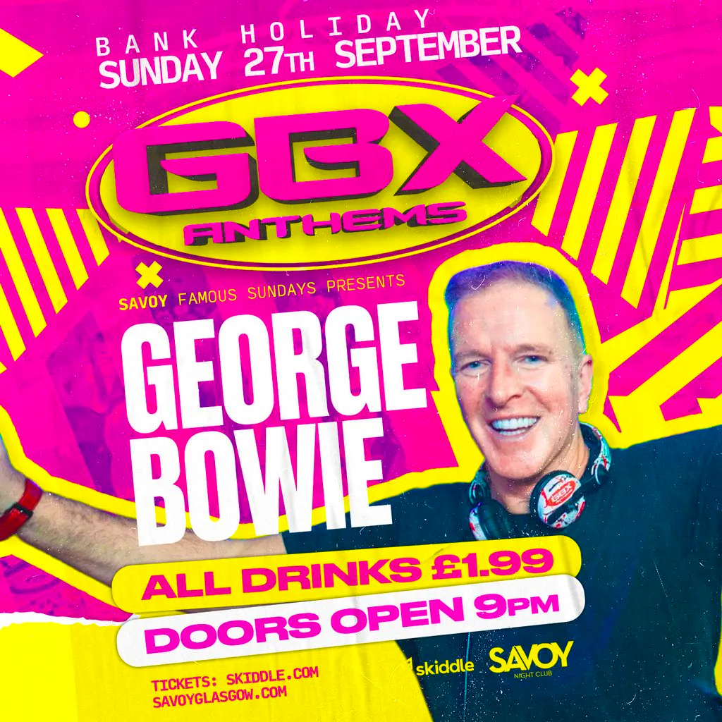 GBX September Sunday at Savoy Nightclub