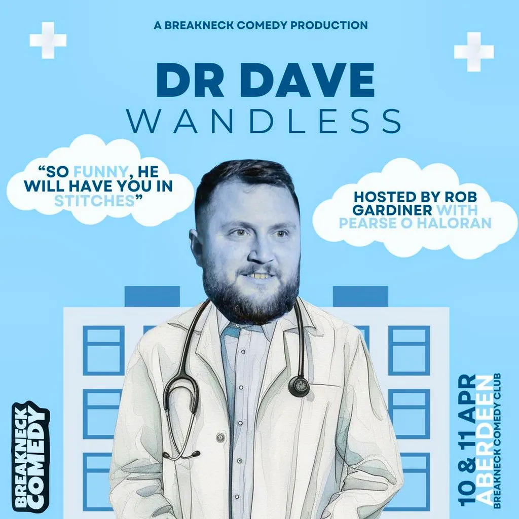 Dr Dave Wandless at Breakneck Comedy