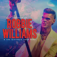 Dan Bud as Robbie Williams at Tonbridge Castle