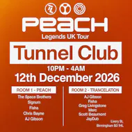 Peach Legends UK Tour - Birmingham at The Tunnel Club