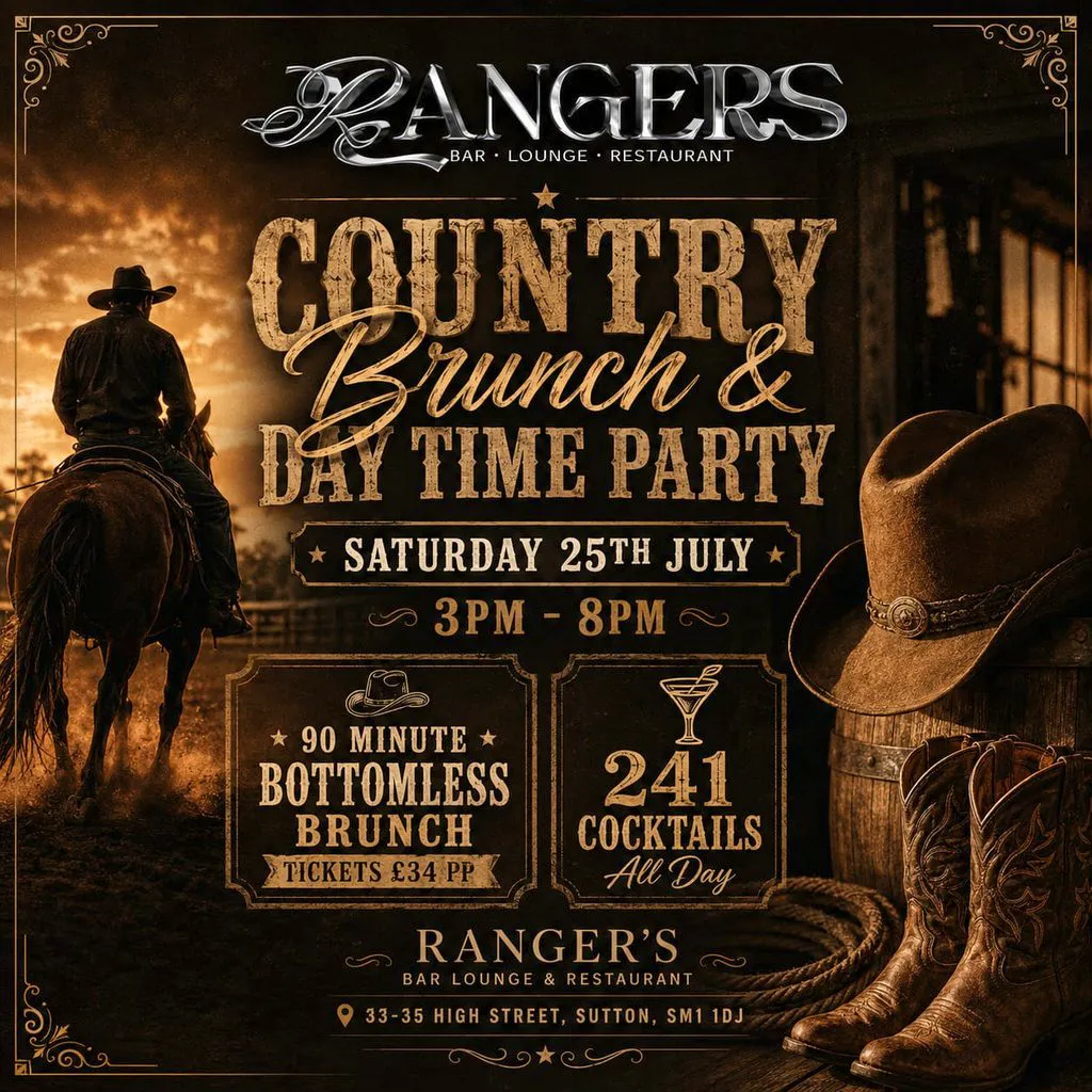 Country Music Brunch | Sutton SM1 1DJ at Ranger's Bar Lounge And Restaurant