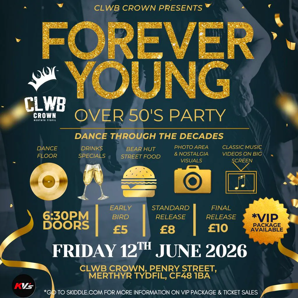 Forever Young at Clwb Crown