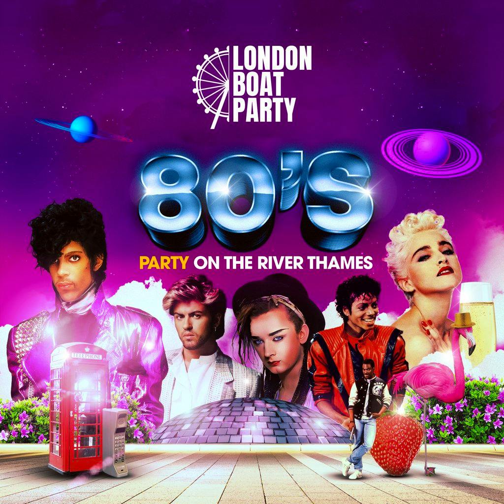 80s London Summer Boat Party 2026! at Temple Pier