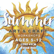 Little Picasso children's art and craft workshops at Little Aston Village Hall