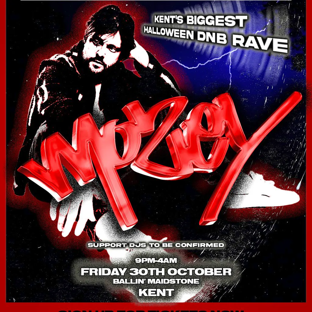 Mozey - Halloween Rave Kent at BALLIN' Maidstone