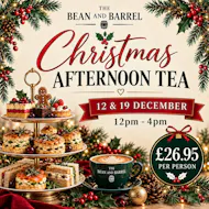 Christmas Afternoon Tea at The Bean and Barrel at The Bean And Barrel