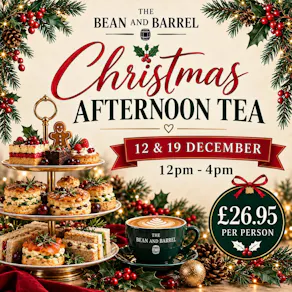 Christmas Afternoon Tea at The Bean and Barrel