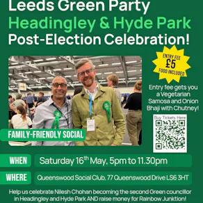 Leeds Green Party Headingley & Hyde Park Charity Event