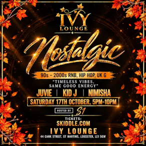 Nostalgic 90s 00s R&B, Hip Hop and UKG