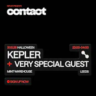 Kepler presents CONTACT HALLOWEEN at Mint Warehouse