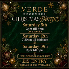 Verde Christmas Parties