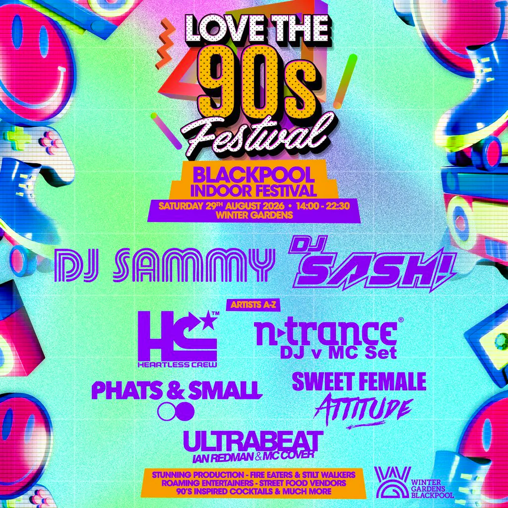 DJ SAMMY & MORE | Love the 90s Fest | Winter Garden, Blackpool at Winter Gardens Blackpool