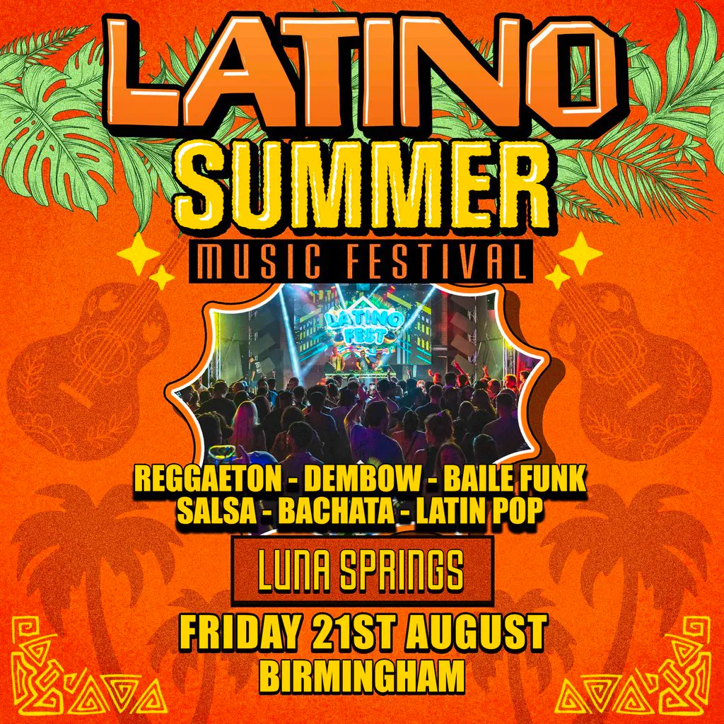Latino Summer Music Festival 2026 at Luna Springs Digbeth 